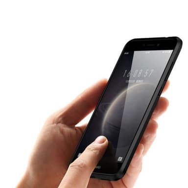 Harjattu TPU kuori Huawei P10 Lite (WAS-LX1)  - harmaa