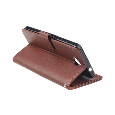 Lompakkokotelo 3-kortti Microsoft Lumia 650 (RM-1152)  - ruskea
