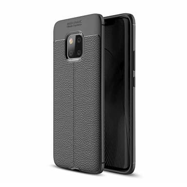 Nahkakuvioitu TPU kuori Huawei Mate 20 Pro (LYA-L29)  - punainen