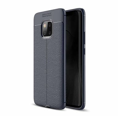 Nahkakuvioitu TPU kuori Huawei Mate 20 Pro (LYA-L29)  - punainen
