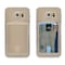 Silikonikuori kortilla Samsung Galaxy S6 Edge Plus (SM-G928F)  - pinkk