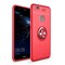Huawei P10 Lite Slim Ring kotelo (WAS-LX1)  - Musta / punainen