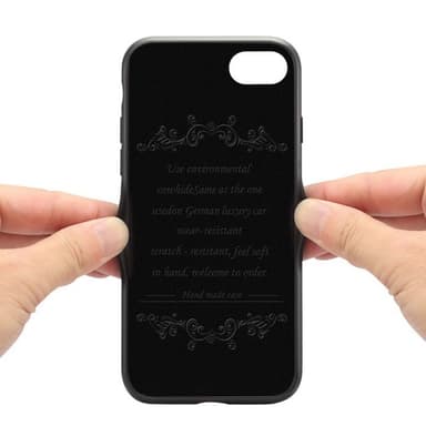 Denior nahkakotelo, korttipaikka Apple iPhone 7/8 (4.7 ")  - punainen