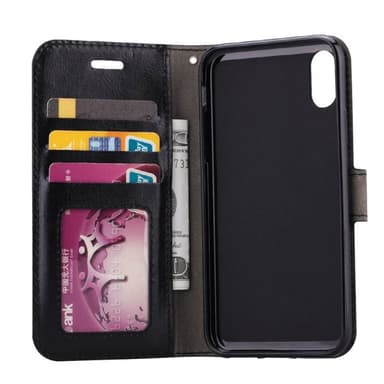Lompakkokotelo 3-kortti Apple iPhone XS Max (6,5 ")  - punainen