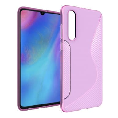 S Line Suojakuori Huawei P30 (ELE-L29)  - läpinäkyvä