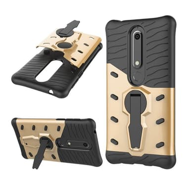 Sniper kotelo 2i1 Nokia 6.1 2018 (TA-1043)  - musta