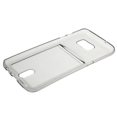 Silikonikuori kortilla Samsung Galaxy S7 (SM-G930F)  - läpinäkyvä