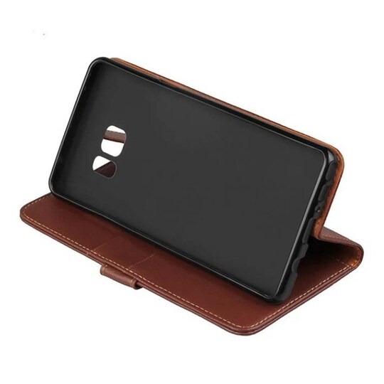 Lompakkokotelo 2-kortti Samsung Galaxy Note 7 (SM-N930F)  - ruskea
