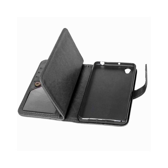 Lompakkotelo Flexi 9-kortti OnePlus X (E1001)  - musta