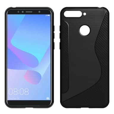 S Line Suojakuori Huawei Y6 2018 (ATU-L21)  - läpinäkyvä