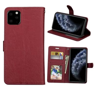 Lompakkokotelo 3-kortti Apple iPhone 11 Pro Max (6,5 ")  - ruskea