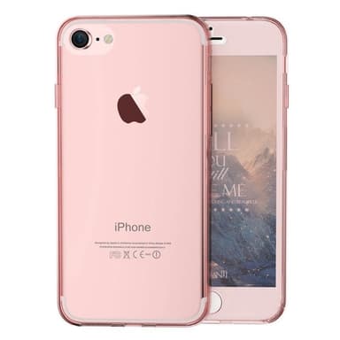 360° suojakuori Apple iPhone 7/8  - läpinäkyvä