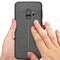 Nahkakuvioitu TPU kuori Samsung Galaxy S9 (SM-G960F)  - musta