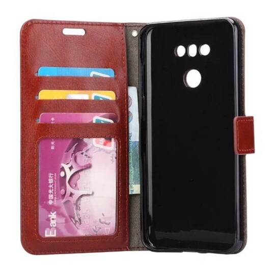 Lompakkokotelo 2-kortti LG G6 (H870)  - pinkki