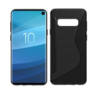 S Line Suojakuori Samsung Galaxy S10 (SM-G973F)  - läpinäkyvä