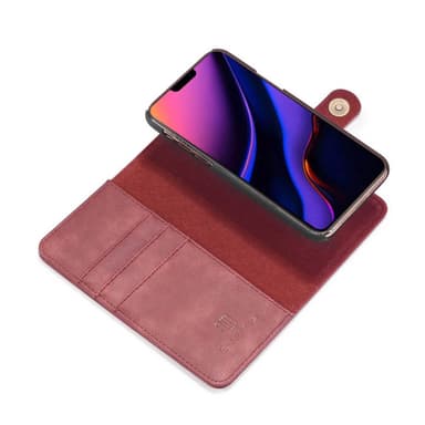 Lompakkokotelo DG-Ming 2i1 Apple iPhone 11 Pro Max (6.5 ")  - punainen