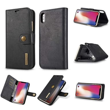 Lompakkokotelo DG-Ming 2i1 Apple iPhone X / Xs - musta