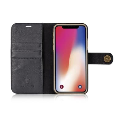 Lompakkokotelo DG-Ming 2i1 Apple iPhone X / Xs  - harmaa