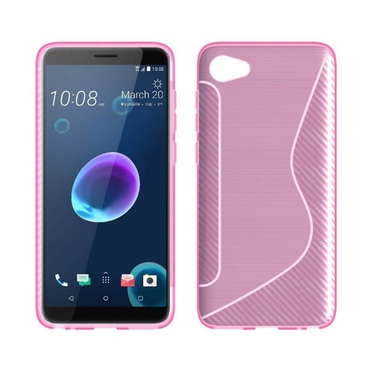 S Line Suojakuori HTC Desire 12  - pinkki