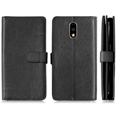 Lompakkotelo Flexi 9-kortti Motorola Moto G4, G4 + (XT1622)  - punaine