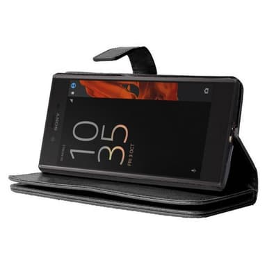 Lompakkotelo Flexi 9-kortti Sony Xperia X Compact (F5321)  - punainen