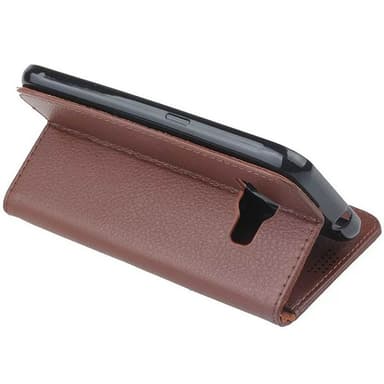 Lompakkokotelo 2-kortti Samsung Galaxy J1 2016 (SM-J120F)  - musta