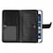 Lompakkotelo Flexi 9-kortti LG X Screen (K500N)  - musta