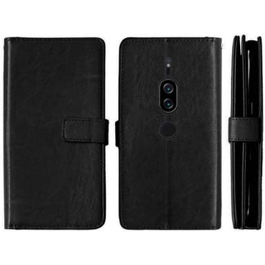 Lompakkotelo Flexi 9-kortti Sony Xperia XZ2 Premium (H8166)  - valkoin