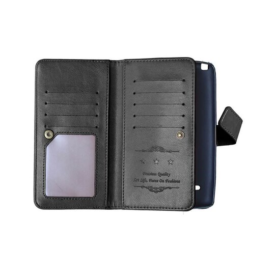 Lompakkotelo Flexi 9-kortti LG G4 Stylus (H635)  - Vaaleansininen