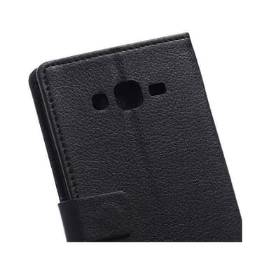 Lompakkokotelo 2-kortti Samsung Galaxy J5 2015 (SM-J500F)  - valkoinen