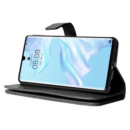 Lompakkotelo Flexi 9-kortti Huawei P30 Pro (VOG-L29)  - ruskea