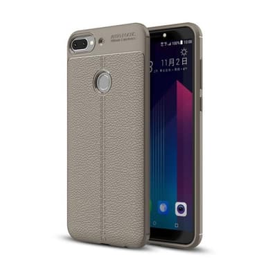 Nahkakuvioitu TPU kuori HTC Desire 12 Plus  - sininen