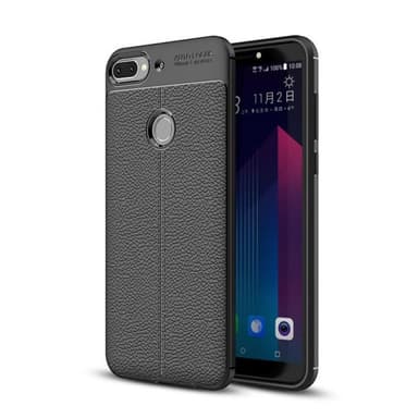 Nahkakuvioitu TPU kuori HTC Desire 12 Plus  - sininen