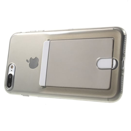 Silikonikuori kortilla Apple iPhone 7 Plus / 8 Plus  - oranssi