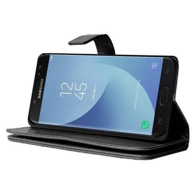 Lompakkotelo Flexi 9-kortti Samsung Galaxy J3 2017 (SM-J330F)  - ruske