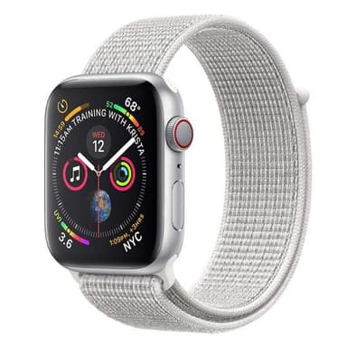 Apple Watch 4 (44 mm) nylonrannekoru - Summit White