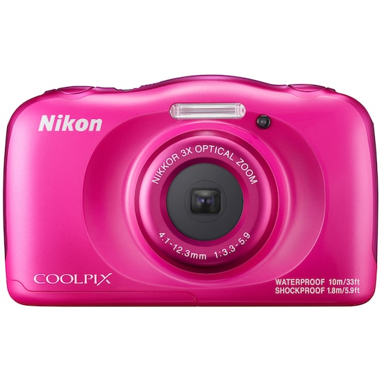 Nikon CoolPix W100 digikamera (pinkki)