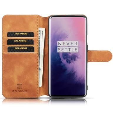 DG-Ming Lompakkokotelo 3-kortti OnePlus 7 Pro  - ruskea