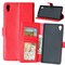 Lompakkokotelo 3-kortti Sony Xperia Z5 (E6653)  - punainen