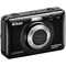 Nikon CoolPix S30 digikamera (musta)