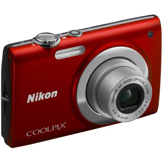 Nikon COOLPIX S2550 digikamera (punainen)