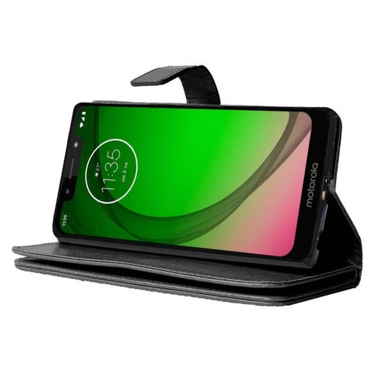 Lompakkotelo Flexi 9-kortti Motorola Moto G7 Play (XT1952)  - pinkki