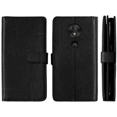 Lompakkotelo Flexi 9-kortti Motorola Moto G7 Play (XT1952)  - pinkki