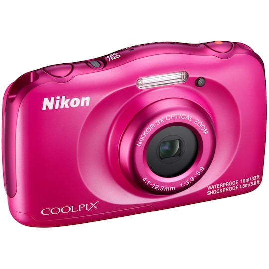 Nikon CoolPix W100 digikamera (pinkki)