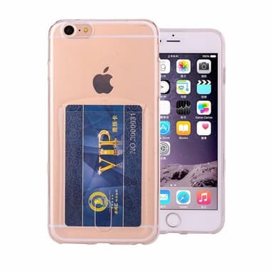 Silikonikuori kortilla Apple iPhone 7/8  - kulta