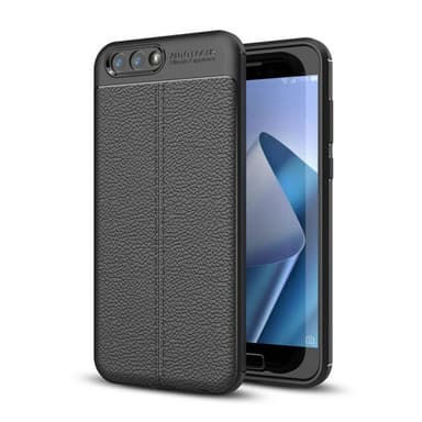 Nahkakuvioitu TPU kuori Asus Zenfone 4 (ZE554KL)  - harmaa