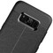 Nahkakuvioitu TPU kuori Samsung Galaxy S8 Plus (SM-G955F)  - musta