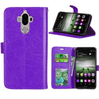 Lompakkokotelo 3-kortti Huawei Mate 9 (MHA-L29)  - violetti