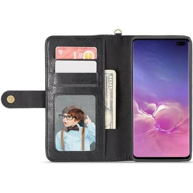Lompakkokotelo 3i1 11-kortti Samsung Galaxy S10 Plus (SM-G975F)  - mus
