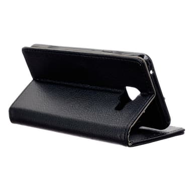 Lompakkokotelo 2-kortti Samsung Galaxy A9 2016 (SM-A900F)  - musta